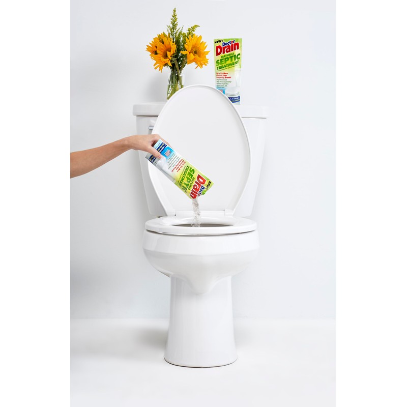 Doctor Drain Monthly Natural Septic Tank Treatment - One Flush