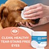 Dog Eye Wipes - 120Ct Tear Stain Remover for Dogs