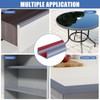 Slimline Cabinet Door Edge Protector, 3/4" Self Adhesive Peel and