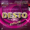 Donic Desto F1 Plus Table Tennis Rubber (Black, Max)