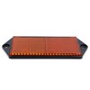 4 x Orange Amber Large Rectangular Reflectors Driveway Gate Fence