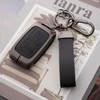 Key Fob Cover with Heavy-duty Keychain for Rover Evouge Discovery