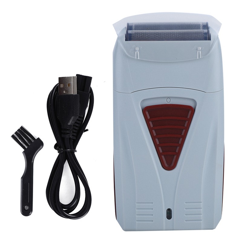 Rechargeable Men Electric Hair Clipper Trimmer Double Head Razor Reciprocating