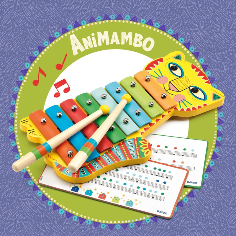 Djeco Animambo Metallophone Xylophone Musical Toy