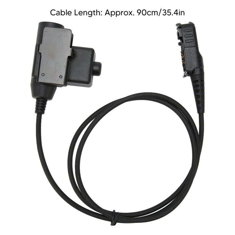 PTT Headset Adapter Push to Talk Connector for Motorola Xir