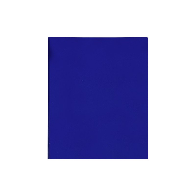 Lion 2-Pocket Plastic Folder with Fasteners, Dark Blue, 1 Folder