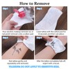 BAMTTOO 24 Sheets Temporary Tattoo Stickers Long Lasting Flower Temporary