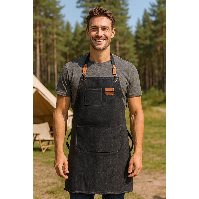 FREESE Outdoor Apron Men's Camping Work DIY Artisan Chef Work