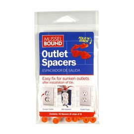 MusselBound® Outlet Spacer - Quick & Easy Solution for Leveling Outlets & Switches on Newly Tiled Walls