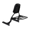 Motorcycle Passenger Sissy Bar Backrest + Luggage Rack for Yamaha