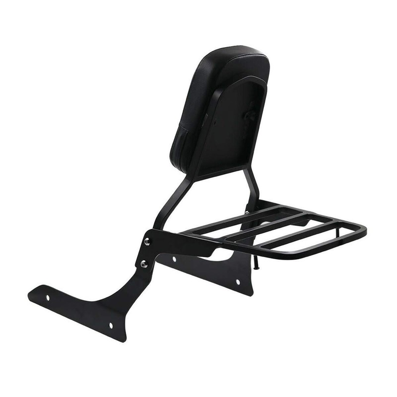 Motorcycle Passenger Sissy Bar Backrest + Luggage Rack for Yamaha
