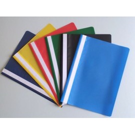 A4 Report Project Document Files Folders 2 Prong Choice of Colour (Pack of 25) - Assorted