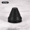 TA-VIGOR 4Pcs Conical Rubber Grommet Mount Dia 35mm Drill Hole