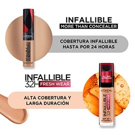 L'Oreal Paris, Infallible Kit Base De Maquillaje Y Corrector