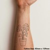 'Cheese Plant' Temporary Tattoo - Water Resistant, Skin-Safe, Non-Toxic Transfer