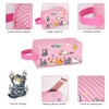 MIJUZEST Travel Cosmetic Bag, Large Capacity Cartoon Cosmetic Pouch Makeup