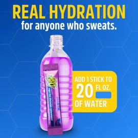 Sqwincher Zero Qwik Stik, Grape, Sugar Free, Low Calorie, Low Sodium Electrolyte Powder Hydration Drink Mix, .11 0z Packet (Pack of 50)