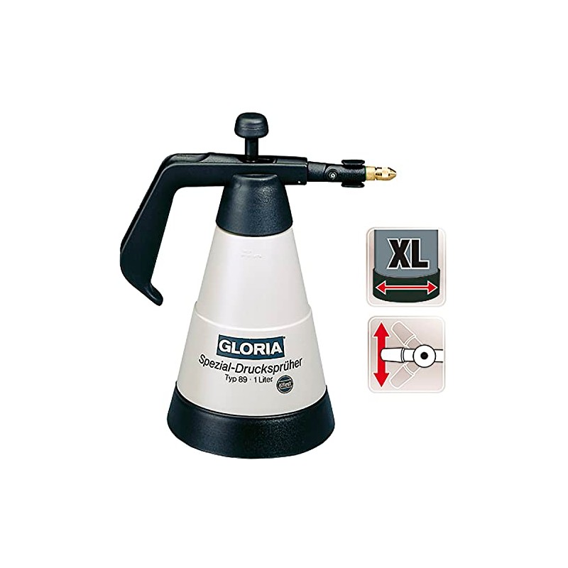 Gloria Type 89 Oil Proof Special Pressure Sprayer, 1 Litre