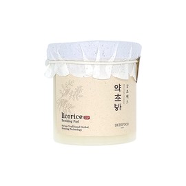 스킨푸드 약초방 감초 진정 패드 60매 감초뿌리 추출물 함유 토너패드, 약초방 감초 진정 패드 60매