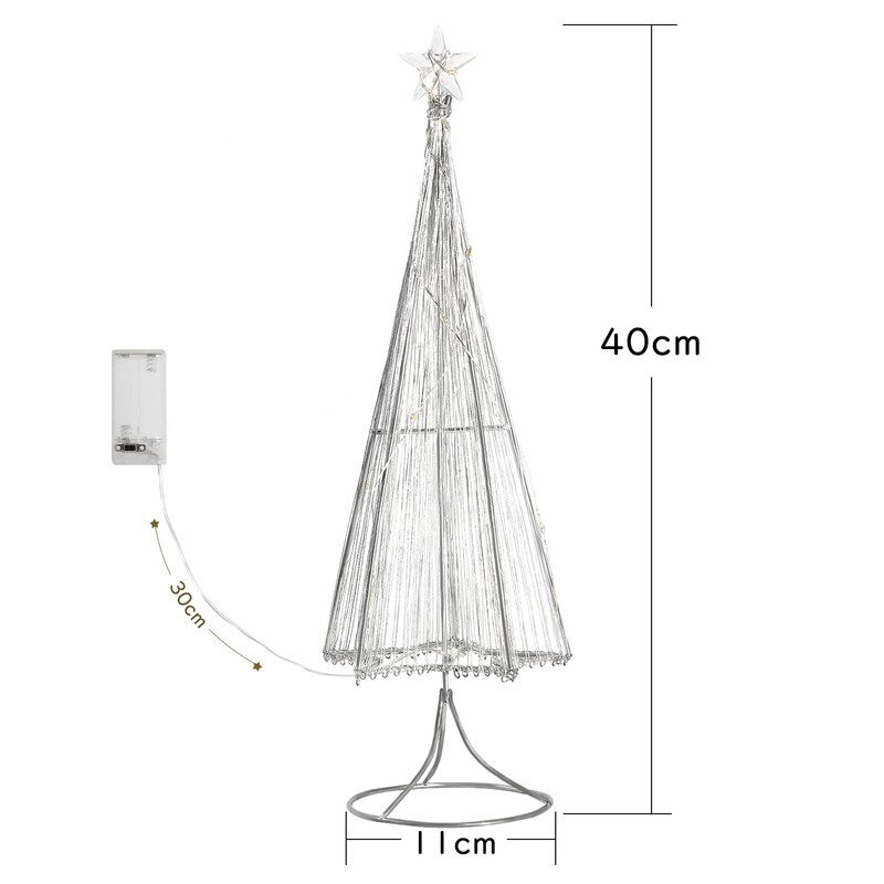 Christmas Tree, Lewondr Christmas Tree Light, Tabletop, Christmas Decoration, Christmas