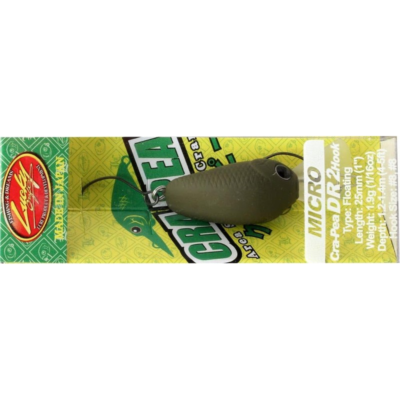 LUCKY CRAFT Lures Micro Crappy DR 2 Hook Kanimura.