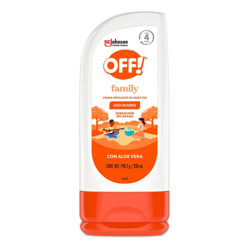 Repelente de Mosquitos en Crema OFF Family 2 Unidades de