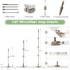 CQT Commercial Flat Microfiber Floor Mop Cleaning System 24" Inch