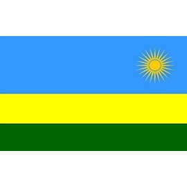 Perfectflags Rwanda Flag 3ft x 2ft Medium - 100% Polyester - Metal Eyelets - Double Stitched