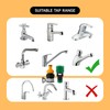 2 Pack Hose Tap Connector, 12-16mm Universal Tap Hose Connector