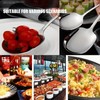 MIUPOO Premium Stainless Steel Large Serving Spoon,Serving Spoons Set with