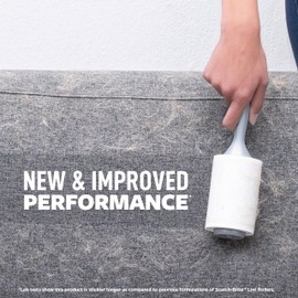 Scotch-Brite Pet Hair Pickup Extra Sticky Large Lint Roller, Designed for Removing Fur + Fluff on Couches, Clothes, Dog and Cat Beds, & More, 1 Pack, 60 Easy-Tear Adhesive Sheets Total