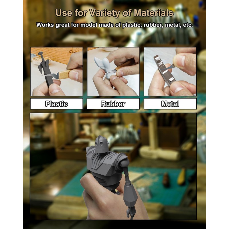 Mouldline Remover, Mouldline Scraping and Cleaning Tool for Miniatures