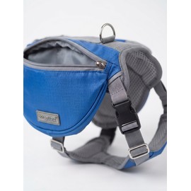 Pet Outdoor Backpack Large Dog Reflective Adjustable Saddle Bag Harness Carrier for Traveling, Hiking, Camping & Safety