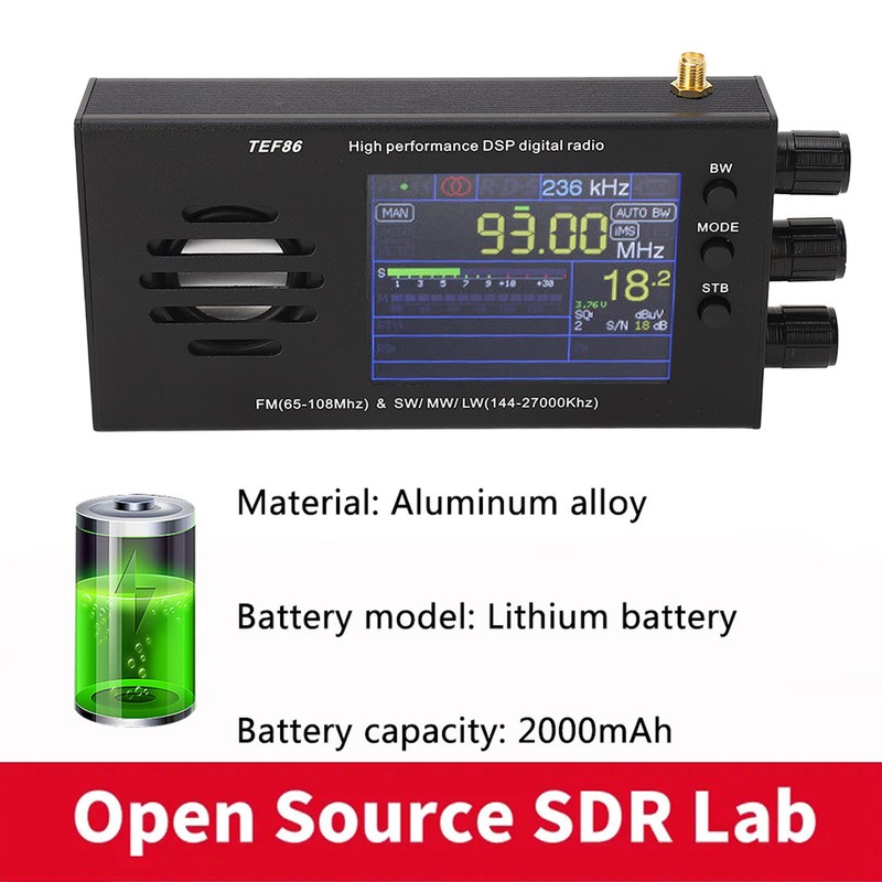 TEF6686 DSP Digital Radio Receiver FM 65 to 108MHz SW