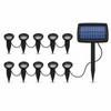 10-Pack Outdoor Solar Landscape Lights with IP65 Water Resistance