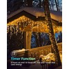 LEDYA LEDYA 500 LEDs ice rain fairy lights outdoors, 18M