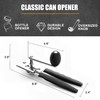 SHIKORI Commercial Can Opener,Hand Crank Can Opener Manual Heavy Duty