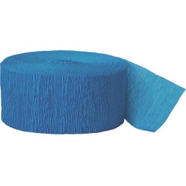 Unique Industries Blue-Turquoise Crepe Streamer 81ft