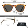 proSPORT Reader Sunglasses +3.00 Non Bifocal Smoke Lens Tortoise Frame