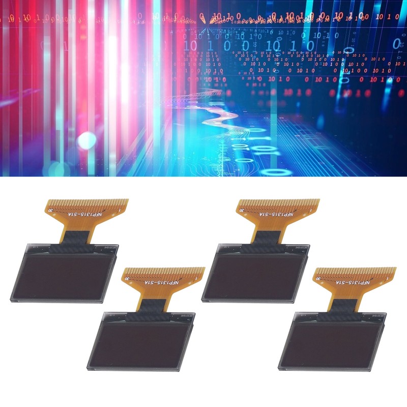 4Pcs LCD Display Module Thin Plastic Layer 128 X 64