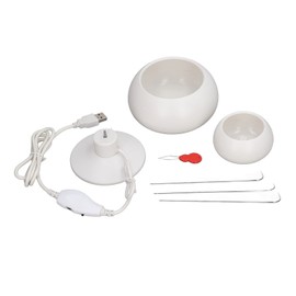 Electric Bead Screwdriver, Electric Bead Rotator, Jewellery Making, Bead Rotator Bowl with Needle, Rotating Bead Loader for DIY Beads, Waist, Bead Chain, Bracelet