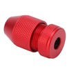 Adjustable Drill Stop Collar Aluminum Alloy Red Anti Slip Nylon