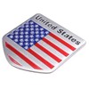 C-FUNN Car Emblem Sticker Metal Car Conversion USA Flag