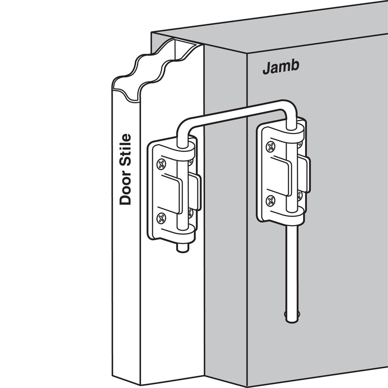 Prime-Line U 9847 Patio Sliding Door Loop Lock – Increase
