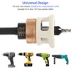 6-Piece Drill Bit with Countersink, Drill Countersink with Depth Stop,