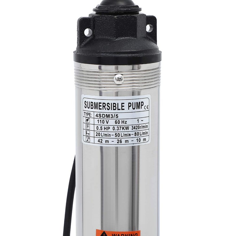 OCPTY 8000L/H Deep Well Hand Pump for Water 1/2 hp