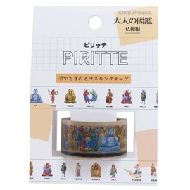 Kamiojapan Adult Picture Book [Hand Tear Masking Tape] PIRITTE Pilitte/Buddha Statue