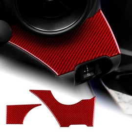 AIRSPEED Accessories for Toyota GR86 ZN8 Subaru BRZ ZD8 2021 2022 2023 2024 Exclusive Accessories Real Carbon Fiber Car Steering Wheel Side Panel Sticker Stylish Decal Subaru BRZ Toyota GR86 Interior