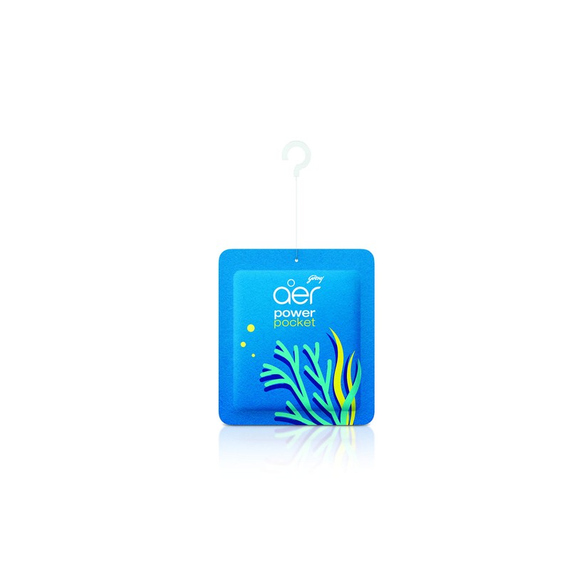Godrej Aer Power Pocket Bathroom Fragrance - Sea Breeze
