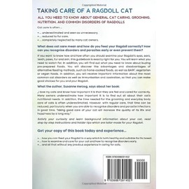  Taking care of a Ragdoll Cat: All you need to know about general cat caring, grooming, nutrition, and common disorders of Ragdolls